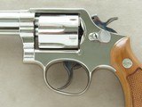 1971 Nickel Smith & Wesson Model 10-6 Heavy Barrel Military & Police .38 Special Revolver w/ Box, Manuals, Tool Kit, Etc.
* Superb Example * - 11 of 25