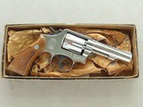 1971 Nickel Smith & Wesson Model 10-6 Heavy Barrel Military & Police .38 Special Revolver w/ Box, Manuals, Tool Kit, Etc.
* Superb Example * - 1 of 25