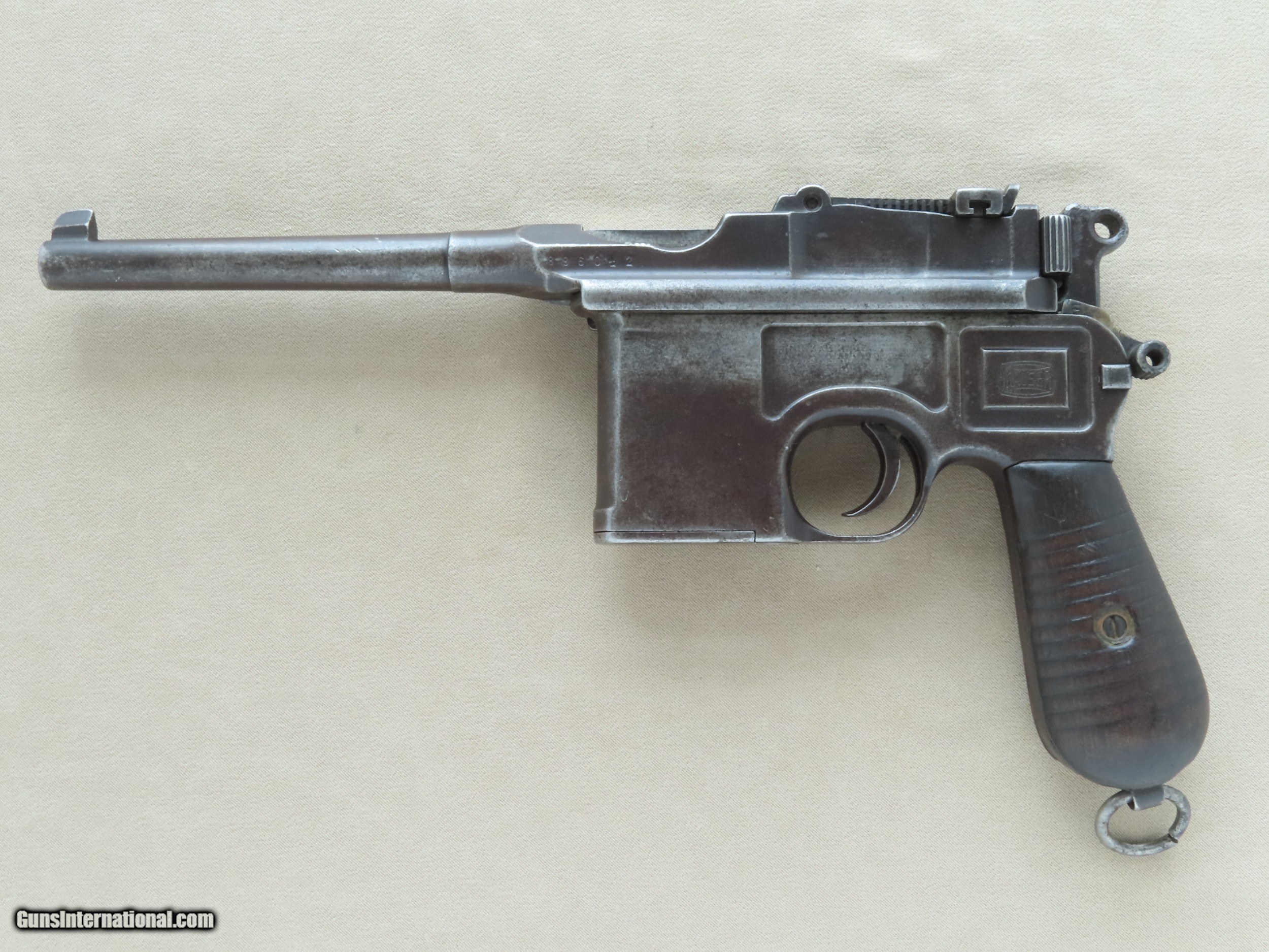 1930's Vintage Mauser Model 1930 C96 Broomhandle Pistol in