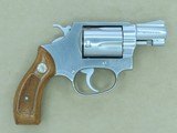 1979 Smith & Wesson Model 60 Chiefs Special Stainless .38 Special Revolver
* Clean Model 60 No Dash w/ Pinned Barrel * SOLD - 5 of 25