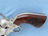 Engraved Signature Series Custer Colt 1861 Army's in Case, Cal. .36 Percussion, 1999 Vintage - 9 of 25