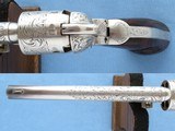 Engraved Signature Series Custer Colt 1861 Army's in Case, Cal. .36 Percussion, 1999 Vintage - 19 of 25