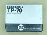 1970's Vintage Norton Armament Budischowsky Model TP-70 .25 ACP Pistol w/ Box, Etc.
** Minty All-Original Example ** SOLD - 2 of 25
