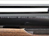 Browning Model 42 Limited Edition Grade 1 .410 Bore w/ 26 inch Vent-Rib Barrel ** Excellent Condition ** - 18 of 22