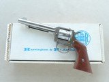 1980 Harrington & Richardson Nickel Model 950 .22 LR 9-Shot DA/SA Revolver w/ Box & Paperwork
* Minty & UNFIRED! *SOLD* - 1 of 25