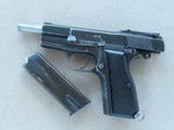 WW2 Chinese Contract Canadian Inglis Mk.1* FN High Power 9mm Pistol w/ Original Shoulder Stock/Holster
* Handsome & Scarce All-Original Example! * - 24 of 25