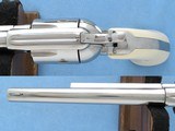 Great Western Arms Co. Single Action, Cal. .22 LR, 7 1/2 Inch Barrel, Nickel Finished - 3 of 10