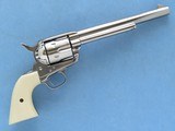 Great Western Arms Co. Single Action, Cal. .22 LR, 7 1/2 Inch Barrel, Nickel Finished - 8 of 10