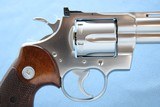 1995 Vintage Stainless Steel Colt Python Chambered in .357 Magnum w/ 8" Barrel & Original Box ** Excellent Condition !! ** - 4 of 24