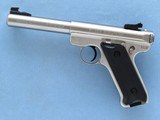 Ruger Mark II, 5 1/2 Inch Heavy Barrel Target, Cal. .22 LR, Stainless - 2 of 7