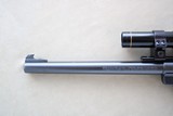 1991 Vintage Ruger Mark II Target Chambered in .22LR w/ 10" Barrel ** Leupold M8-2X ** - 4 of 17