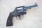 1954 Vintage Colt Official Police Chambered in .38 Special w/ 4" Barrel ** Vintage Engraving **SOLD** - 5 of 21