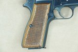 1951 Vintage FN High Power 9mm Pistol w/ 2 Matching Serial-Numbered Factory Mags
** Superb Condition & 100% Original ** - 6 of 25