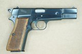 1951 Vintage FN High Power 9mm Pistol w/ 2 Matching Serial-Numbered Factory Mags
** Superb Condition & 100% Original ** - 5 of 25