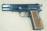 1951 Vintage FN High Power 9mm Pistol w/ 2 Matching Serial-Numbered Factory Mags
** Superb Condition & 100% Original ** - 1 of 25