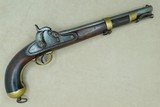 1856 Vintage Springfield Model 1855 Pistol Carbine in .58 Caliber Cap & Ball
** Excellent All-Original Example ** "SOLD" - 2 of 25