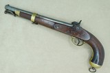 1856 Vintage Springfield Model 1855 Pistol Carbine in .58 Caliber Cap & Ball
** Excellent All-Original Example ** "SOLD" - 8 of 25