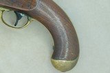 1854 Vintage U.S. Military Model 1842 Dragoon Pistol by I.N. Johnson of Middletown, CT. in .54 Caliber Cap & Ball
** All-Original! ** - 8 of 25
