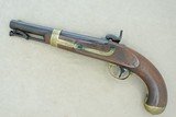 1854 Vintage U.S. Military Model 1842 Dragoon Pistol by I.N. Johnson of Middletown, CT. in .54 Caliber Cap & Ball
** All-Original! ** - 7 of 25
