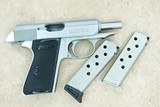 1994 Vintage Interarms Walther Stainless PPK/S in .380 ACP w/ Box, Manual, Test Target, & 2 Mags
** SUPERB Condition! **SOLD** - 21 of 25