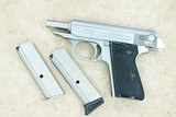 1994 Vintage Interarms Walther Stainless PPK/S in .380 ACP w/ Box, Manual, Test Target, & 2 Mags
** SUPERB Condition! **SOLD** - 20 of 25