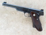 1938 Vintage Colt 1st Series Woodsman Bullseye Match Target chambered in .22 Long Rifle w/ 6.6