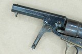 1860's Vintage J.M. Cooper Firearms Mfg. Co. Navy Model Double-Action .36 Caliber Cap & Ball Revolver
* 100% Original, Matching & Functional! * - 21 of 25