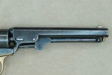 1860's Vintage J.M. Cooper DA Pocket Model Revolver in .31 Caliber Cap & Ball
** 2nd Model Philadelphia, PA. Gun **SOLD** - 8 of 25
