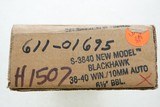 1990 Buckeye Sports Ruger New Model Blackhawk in 10mm Auto / .38-40 Winchester w/ Boxes, Etc.
** MINTY & MADE 1 YEAR ONLY!! ** SOLD - 2 of 25