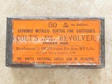 Original Vintage Colt .31 Thuer Ammunition Tin / Box, Plus 1 Round - 2 of 13