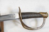 American Civil War U.S. Model 1840 "Wrist Breaker" Cavalry Sword w/ Scabbard
** Possible Confederate / Unmarked Import ** - 10 of 25