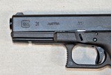 GLOCK MODEL 31 WITH 2 15 ROUND MAGAZINES MATCHING BOX AND PAPERWORK **MINT** 357 SIG
**SOLD**** - 7 of 21