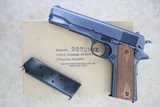 Colt M1911 Model of 1918 WWI Reproduction chambered in .45ACP w/ Original Box & 2 Magazines ** Rare Carbonia Blue !! ** - 1 of 22