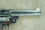 1930's Vintage Smith & Wesson .38 Safety Hammerless .38 S&W Revolver
** 5th Model / S&W Factory Re-Nickel ** - 4 of 25