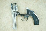 1930's Vintage Smith & Wesson .38 Safety Hammerless .38 S&W Revolver
** 5th Model / S&W Factory Re-Nickel ** - 19 of 25