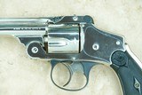 1930's Vintage Smith & Wesson .38 Safety Hammerless .38 S&W Revolver
** 5th Model / S&W Factory Re-Nickel ** - 7 of 25
