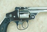 1930's Vintage Smith & Wesson .38 Safety Hammerless .38 S&W Revolver
** 5th Model / S&W Factory Re-Nickel ** - 3 of 25