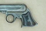 Circa 1870's Antique Remington Elliot Derringer Pepperbox in .32 Rimfire Caliber** Honest Patina Example ** - 2 of 18