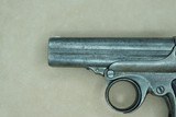 Circa 1870's Antique Remington Elliot Derringer Pepperbox in .32 Rimfire Caliber
** Honest Patina Example ** - 3 of 18