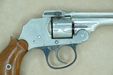 1908-1915 Hopkins & Allen Triple-Action Safety Police Hammerless Revolver in .32 S&W
** Beautiful w/ Scarce Options & Holster ** - 10 of 25