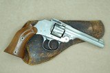 1908-1915 Hopkins & Allen Triple-Action Safety Police Hammerless Revolver in .32 S&W
** Beautiful w/ Scarce Options & Holster ** - 1 of 25