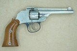 1908-1915 Hopkins & Allen Triple-Action Safety Police Hammerless Revolver in .32 S&W
** Beautiful w/ Scarce Options & Holster ** - 8 of 25