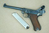 WW1 German 1914 Variation DWM P-08 Navy Luger in 9mm Luger Dated 1917
** All-Matching & Original w/ Factory Matching Mag! **SOLD** - 23 of 25