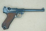 WW1 German 1914 Variation DWM P-08 Navy Luger in 9mm Luger Dated 1917
** All-Matching & Original w/ Factory Matching Mag! **SOLD** - 5 of 25