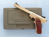 Ruger Mark III Competition Target Model, Stainless, Cal. .22 LR, 6 7/8 Inch Slab Sided Heavy Barrel, 2007 Vintage**SOLD** - 1 of 12