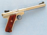 Ruger Mark III Competition Target Model, Stainless, Cal. .22 LR, 6 7/8 Inch Slab Sided Heavy Barrel, 2007 Vintage**SOLD** - 3 of 12