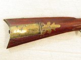 John Moll Jr. Kentucky Flintlock Rifle, .54 Caliber, 1820's Vintage - 4 of 22