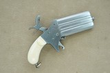 **SOLD** Miniature Custom-Made Swivel-Barrel Derringer in 2mm Pinfire w/ Fitted Case
** Jeweler-Made w/ Ivory Grips ** **SOLD** - 6 of 15