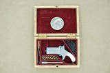 **SOLD** Miniature Custom-Made Swivel-Barrel Derringer in 2mm Pinfire w/ Fitted Case
** Jeweler-Made w/ Ivory Grips ** **SOLD** - 2 of 15