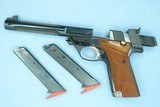 1968 Vintage High Standard Model 107 Military Supermatic Trophy .22 Pistol w/ Original Box, Manuals, Etc.
** MINTY Factory High-Polish Blue Model! ** - 24 of 25